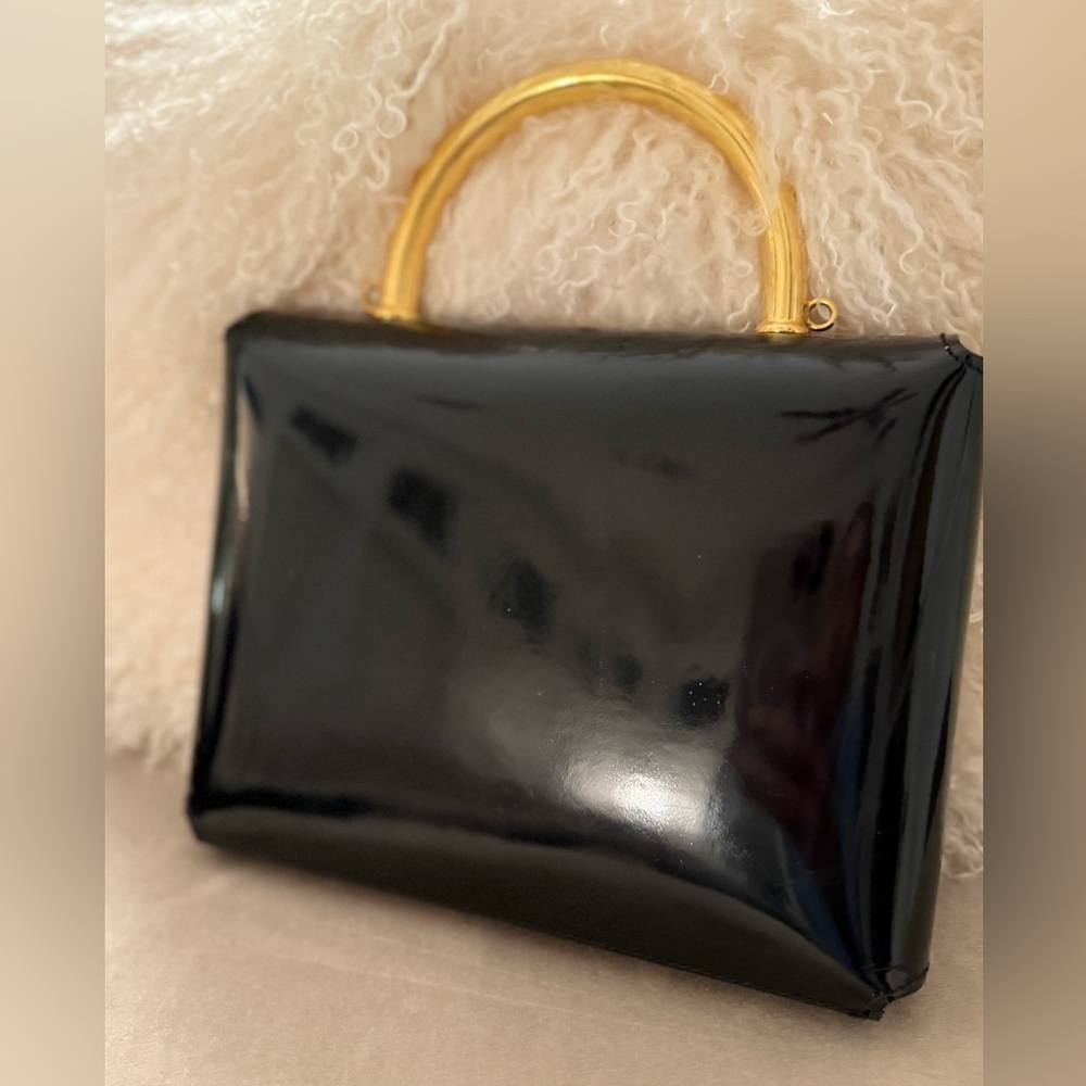 Unique Walter Steiger patent leather made in Italy origami purse - Picture 5 of 16